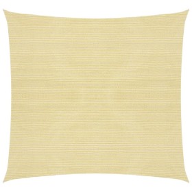 vidaXL Sonnensegel 160 g/m² Beige 7x7 m HDPE