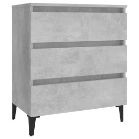 vidaXL Sideboard Betongrau 60x35x69 cm Holzwerkstoff