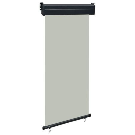 vidaXL Balkon-Seitenmarkise 105x250 cm Grau