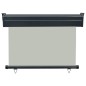 vidaXL Balkon-Seitenmarkise 105x250 cm Grau vidaXL Balkon-Seitenmarkise 105x250 cm Grau