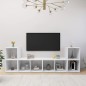 vidaXL TV-Schränke 4 Stk. Weiß 72x35x36,5 cm Holzwerkstoff vidaXL TV-Schränke 4 Stk. Weiß 72x35x36,5 cm Holzwerkstoff