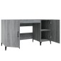vidaXL Schreibtisch Grau Sonoma 140x50x75 cm Holzwerkstoff vidaXL Schreibtisch Grau Sonoma 140x50x75 cm Holzwerkstoff