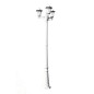 vidaXL Gartenlaterne 3-flammig 215 cm Weiß Aluminium vidaXL Gartenlaterne 3-flammig 215 cm Weiß Aluminium