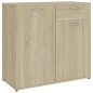 vidaXL Sideboard Sonoma-Eiche 80x36x75 cm Holzwerkstoff vidaXL Sideboard Sonoma-Eiche 80x36x75 cm Holzwerkstoff
