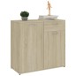 vidaXL Sideboard Sonoma-Eiche 80x36x75 cm Holzwerkstoff vidaXL Sideboard Sonoma-Eiche 80x36x75 cm Holzwerkstoff