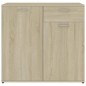 vidaXL Sideboard Sonoma-Eiche 80x36x75 cm Holzwerkstoff vidaXL Sideboard Sonoma-Eiche 80x36x75 cm Holzwerkstoff