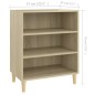 vidaXL Sideboard Sonoma-Eiche 57x35x70 cm Holzwerkstoff vidaXL Sideboard Sonoma-Eiche 57x35x70 cm Holzwerkstoff