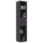 vidaXL Bücherregal Grau 36x30x171 cm Holzwerkstoff vidaXL Bücherregal Grau 36x30x171 cm Holzwerkstoff