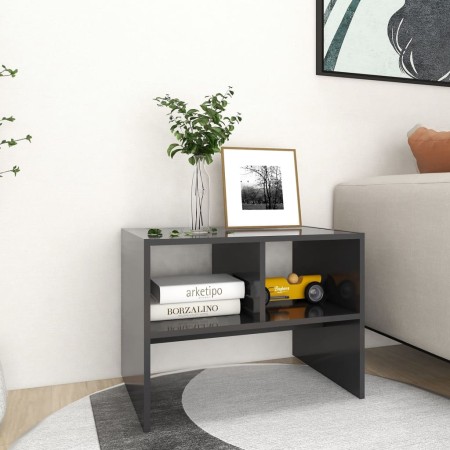 vidaXL Beistelltisch Grau 60x40x45 cm Holzwerkstoff