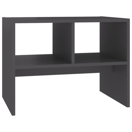 vidaXL Beistelltisch Grau 60x40x45 cm Holzwerkstoff