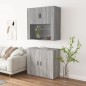 vidaXL Highboard Grau Sonoma Holzwerkstoff vidaXL Highboard Grau Sonoma Holzwerkstoff
