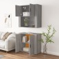 vidaXL Highboard Grau Sonoma Holzwerkstoff vidaXL Highboard Grau Sonoma Holzwerkstoff