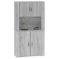 vidaXL Highboard Grau Sonoma Holzwerkstoff vidaXL Highboard Grau Sonoma Holzwerkstoff