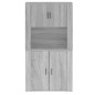 vidaXL Highboard Grau Sonoma Holzwerkstoff vidaXL Highboard Grau Sonoma Holzwerkstoff