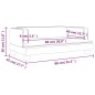 vidaXL Kindersofa Dunkelgrau 80x45x30 cm Samt vidaXL Kindersofa Dunkelgrau 80x45x30 cm Samt
