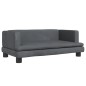 vidaXL Hundebett Dunkelgrau 80x45x30 cm Samt vidaXL Hundebett Dunkelgrau 80x45x30 cm Samt