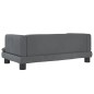 vidaXL Hundebett Dunkelgrau 80x45x30 cm Samt vidaXL Hundebett Dunkelgrau 80x45x30 cm Samt