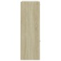 vidaXL Lagerschrank Weiß Sonoma-Eiche 60x29,5x90 cm Holzwerkstoff vidaXL Lagerschrank Weiß Sonoma-Eiche 60x29,5x90 cm Holzwerkstoff