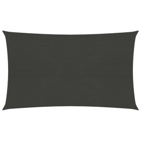 vidaXL Sonnensegel 160 g/m² Anthrazit 6x8 m HDPE