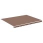 vidaXL Markisenbespannung Braun 4,5x3,5 m vidaXL Markisenbespannung Braun 4,5x3,5 m
