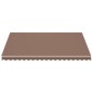 vidaXL Markisenbespannung Braun 4,5x3,5 m vidaXL Markisenbespannung Braun 4,5x3,5 m