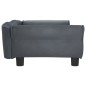 vidaXL Hundebett Dunkelgrau 95x55x30 cm Samt vidaXL Hundebett Dunkelgrau 95x55x30 cm Samt