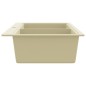 vidaXL Granitspüle Doppelbecken Beige vidaXL Granitspüle Doppelbecken Beige