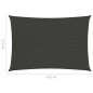 vidaXL Sonnensegel 160 g/m² Anthrazit 3,5x4,5 m HDPE vidaXL Sonnensegel 160 g/m² Anthrazit 3,5x4,5 m HDPE