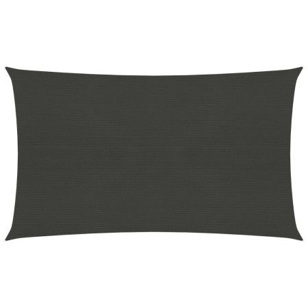 vidaXL Sonnensegel 160 g/m² Anthrazit 5x8 m HDPE