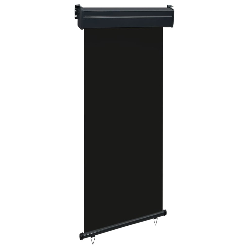 vidaXL Balkon-Seitenmarkise 85x250 cm Schwarz vidaXL Balkon-Seitenmarkise 85x250 cm Schwarz