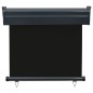 vidaXL Balkon-Seitenmarkise 85x250 cm Schwarz vidaXL Balkon-Seitenmarkise 85x250 cm Schwarz