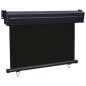 vidaXL Balkon-Seitenmarkise 105x250 cm Schwarz vidaXL Balkon-Seitenmarkise 105x250 cm Schwarz