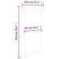 vidaXL Balkon-Seitenmarkise 105x250 cm Schwarz vidaXL Balkon-Seitenmarkise 105x250 cm Schwarz