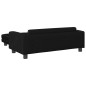 vidaXL Kindersofa mit Hocker Schwarz 100x50x30 cm Samt vidaXL Kindersofa mit Hocker Schwarz 100x50x30 cm Samt