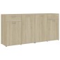 vidaXL Sideboard Sonoma-Eiche 160x36x75 cm Holzwerkstoff vidaXL Sideboard Sonoma-Eiche 160x36x75 cm Holzwerkstoff