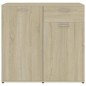 vidaXL Sideboard Sonoma-Eiche 160x36x75 cm Holzwerkstoff vidaXL Sideboard Sonoma-Eiche 160x36x75 cm Holzwerkstoff