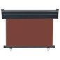 vidaXL Balkon-Seitenmarkise 105x250 cm Braun vidaXL Balkon-Seitenmarkise 105x250 cm Braun