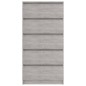 vidaXL Sideboard mit Schubladen Betongrau 60x35x121 cm Holzwerkstoff vidaXL Sideboard mit Schubladen Betongrau 60x35x121 cm Holzwerkstoff