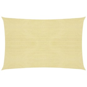 vidaXL Sonnensegel 160 g/m² Beige 2,5x4 m HDPE