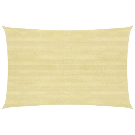 vidaXL Sonnensegel 160 g/m² Beige 2,5x4 m HDPE