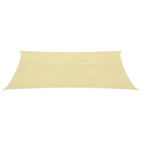 vidaXL Sonnensegel 160 g/m² Beige 2,5x4 m HDPE