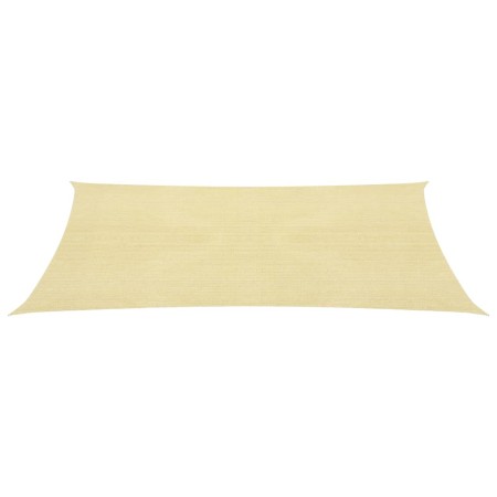 vidaXL Sonnensegel 160 g/m² Beige 2,5x5 m HDPE