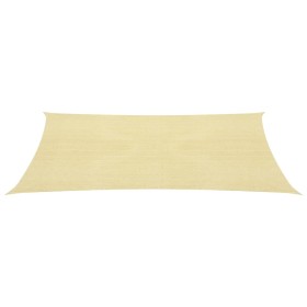 vidaXL Sonnensegel 160 g/m² Beige 3x6 m HDPE  