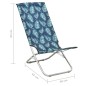 vidaXL Klappbare Strandstühle 2 Stk. Blattmuster Stoff vidaXL Klappbare Strandstühle 2 Stk. Blattmuster Stoff