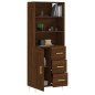 vidaXL Highboard Braun Eichen-Optik 69,5x34x180 cm Holzwerkstoff vidaXL Highboard Braun Eichen-Optik 69,5x34x180 cm Holzwerkstoff