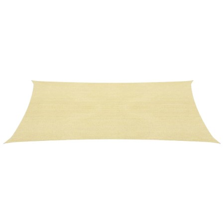 vidaXL Sonnensegel 160 g/m² Beige 2x3,5 m HDPE