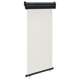 vidaXL Balkon-Seitenmarkise 85x250 cm Creme