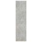 vidaXL Bücherregal 3 Fächer Betongrau 40x30x114 cm Holzwerkstoff vidaXL Bücherregal 3 Fächer Betongrau 40x30x114 cm Holzwerkstoff