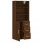 vidaXL Highboard Braun Eichen-Optik 69,5x34x180 cm Holzwerkstoff vidaXL Highboard Braun Eichen-Optik 69,5x34x180 cm Holzwerkstoff