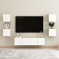 vidaXL TV-Wandschrank Weiß Sonoma-Eiche 30,5x30x30 cm vidaXL TV-Wandschrank Weiß Sonoma-Eiche 30,5x30x30 cm